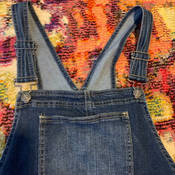 Women's Jean-Short Overalls - Picture 3 of 5